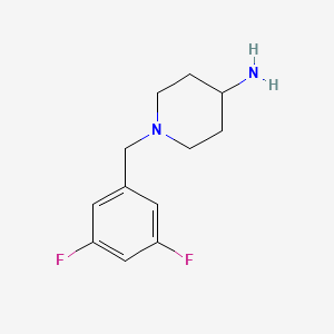1-[(3,5-Difluorophenyl)methyl]piperidin-4-amine