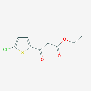 molecular formula C9H9ClO3S B1370812 Ethyl 3-(5-chlorothiophen-2-yl)-3-oxopropanoate CAS No. 188937-11-3