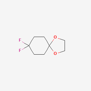 molecular formula C8H12F2O2 B1370815 8,8-Difluoro-1,4-dioxaspiro[4.5]decane CAS No. 176251-49-3