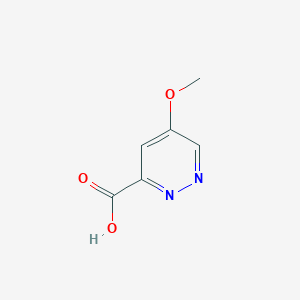 molecular formula C6H6N2O3 B1370825 5-Methoxypyridazine-3-carboxylic acid CAS No. 1530832-17-7