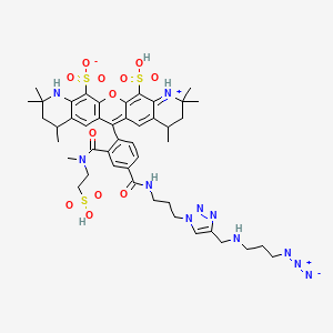 molecular formula C45H57N11O12S3 B13708313 APDye 546 Azide Plus 