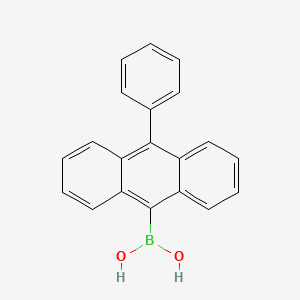molecular formula C20H15BO2 B1370832 (10-Phenylanthracen-9-yl)boronic acid CAS No. 334658-75-2