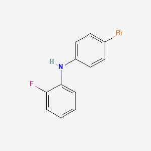 molecular formula C12H9BrFN B13708335 N-(4-Bromophenyl)-2-fluoroaniline 