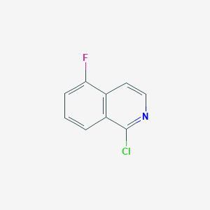 molecular formula C9H5ClFN B1370837 1-Chloro-5-fluoroisoquinoline CAS No. 435278-02-7