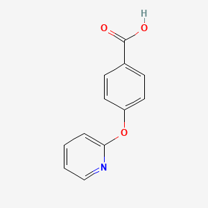 molecular formula C12H9NO3 B1370847 4-(Pyrid-2-yloxy)benzoic acid CAS No. 51363-00-9