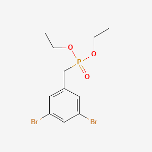 molecular formula C11H15Br2O3P B13708503 Diethyl 3,5-Dibromobenzylphosphonate 