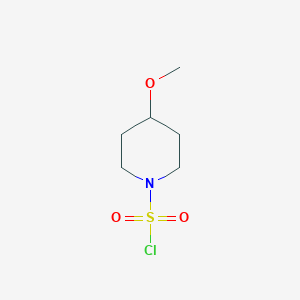 molecular formula C6H12ClNO3S B1370858 4-甲氧基哌啶-1-磺酰氯 CAS No. 355849-73-9