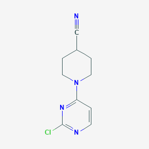 1-(2-Chloropyrimidin-4-yl)piperidine-4-carbonitrile