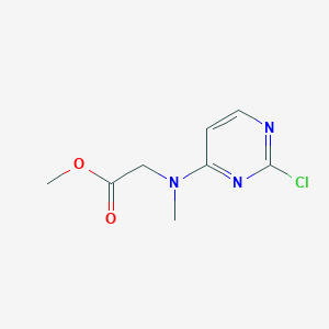 Methyl 2-[(2-chloropyrimidin-4-yl)(methyl)amino]acetate