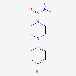 molecular formula C11H14BrN3O B1370878 4-(4-Bromophenyl)piperazine-1-carboxamide 