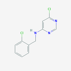 6-chloro-N-(2-chlorobenzyl)pyrimidin-4-amine