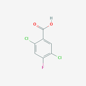 molecular formula C7H3Cl2FO2 B1370895 2,5-Dichloro-4-fluorobenzoic acid CAS No. 35989-28-7