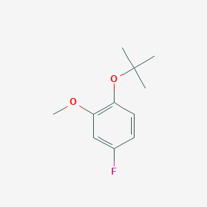molecular formula C11H15FO2 B13709117 2-(tert-Butoxy)-5-fluoroanisole 