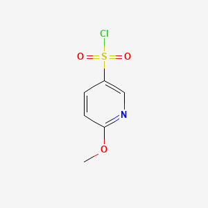 molecular formula C6H6ClNO3S B1370915 6-Methoxypyridine-3-sulfonyl chloride CAS No. 312300-42-8