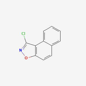 molecular formula C11H6ClNO B13709324 1-Chloronaphtho[1,2-d]isoxazole 