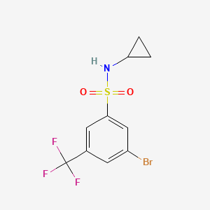 N-Cyclopropyl 3-bromo-5-trifluoromethylbenzenesulfonamide