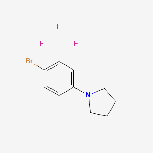 1-(4-Bromo-3-(trifluoromethyl)phenyl)pyrrolidine
