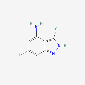 4-Amino-3-chloro-6-iodo-1H-indazole