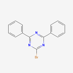 molecular formula C15H10BrN3 B1370971 2-Bromo-4,6-diphenyl-1,3,5-triazine CAS No. 80984-79-8