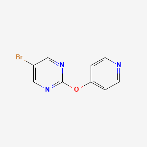 molecular formula C9H6BrN3O B1370972 5-Bromo-2-(pyridin-4-yloxy)-pyrimidine CAS No. 1017789-07-9