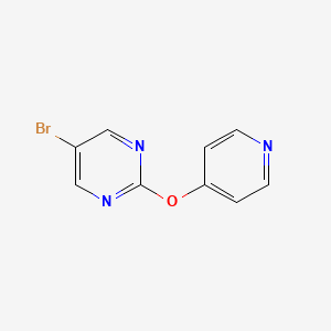 5-Bromo-2-(pyridin-4-yloxy)-pyrimidine