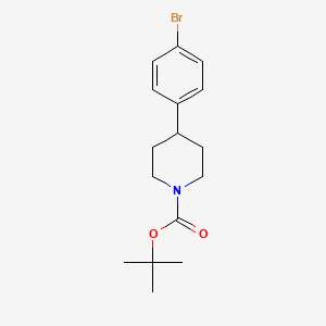 molecular formula C16H22BrNO2 B1370976 1-N-Boc-4-(4-Bromophenyl)piperidine CAS No. 769944-78-7