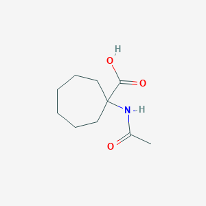 1-Acetamidocycloheptane-1-carboxylic acid