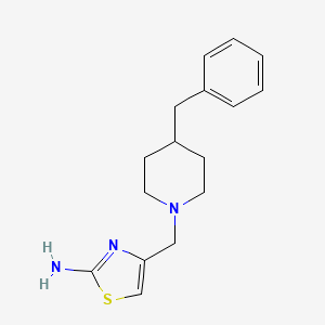 4-[(4-Benzylpiperidin-1-yl)methyl]-1,3-thiazol-2-amine