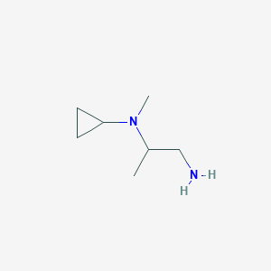 N-(1-aminopropan-2-yl)-N-methylcyclopropanamine