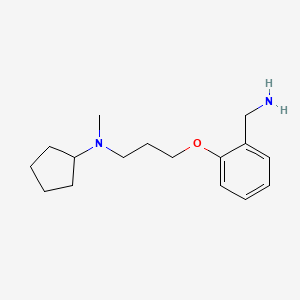 N-{3-[2-(aminomethyl)phenoxy]propyl}-N-methylcyclopentanamine