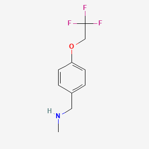 Methyl({[4-(2,2,2-trifluoroethoxy)phenyl]methyl})amine
