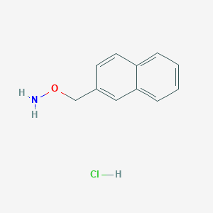 molecular formula C11H12ClNO B13709952 O-(2-Naphthylmethyl)hydroxylamine Hydrochloride 