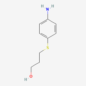 3-[(4-Aminophenyl)sulfanyl]propan-1-ol