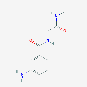 2-[(3-aminophenyl)formamido]-N-methylacetamide