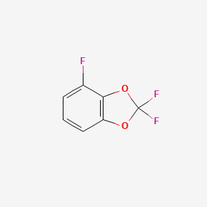 molecular formula C7H3F3O2 B13709996 2,2,4-Trifluorobenzo[d][1,3]dioxole 