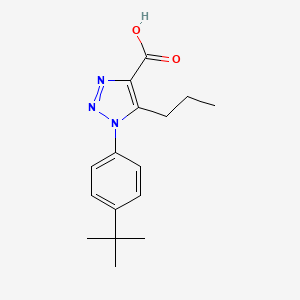 1-(4-tert-butylphenyl)-5-propyl-1H-1,2,3-triazole-4-carboxylic acid
