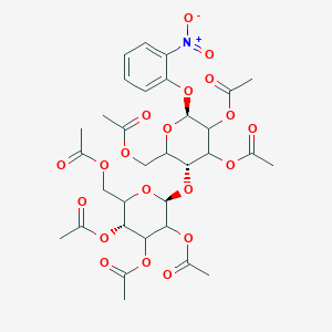 molecular formula C32H39NO20 B13710065 o-Nitrophenyl beta-D-Cellobioside Heptaacetate 