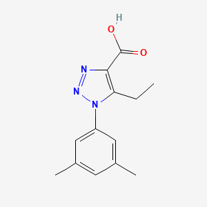 1-(3,5-dimethylphenyl)-5-ethyl-1H-1,2,3-triazole-4-carboxylic acid