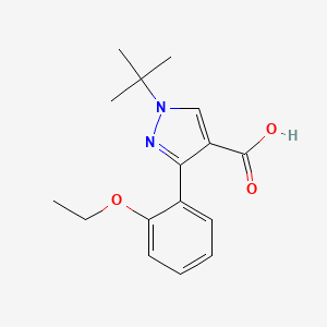 1-tert-butyl-3-(2-ethoxyphenyl)-1H-pyrazole-4-carboxylic acid