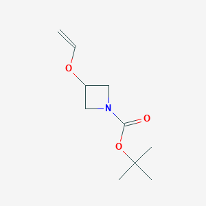 molecular formula C10H17NO3 B13710160 tert-Butyl 3-(vinyloxy)azetidine-1-carboxylate 