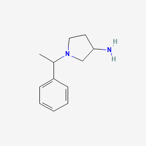 1-(1-Phenylethyl)pyrrolidin-3-amine