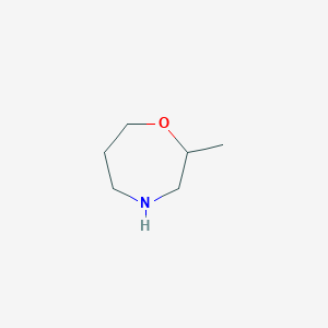 molecular formula C6H13NO B1371057 2-Methyl-1,4-oxazepane CAS No. 1018614-41-9