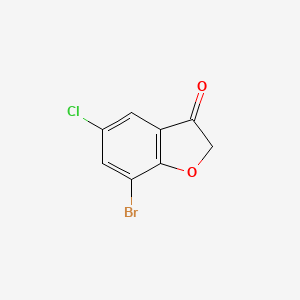 7-Bromo-5-chlorobenzo[b]furan-3(2H)-one