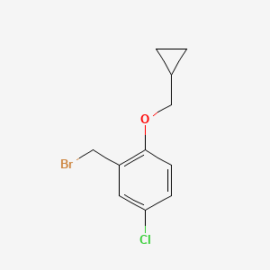 2-(Bromomethyl)-4-chloro-1-(cyclopropylmethoxy)benzene