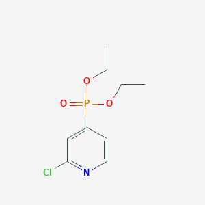 molecular formula C9H13ClNO3P B13711028 Diethyl (2-Chloro-4-pyridyl)phosphonate 
