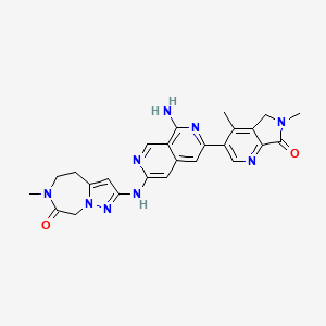 molecular formula C25H25N9O2 B13711059 Exotoxin A CAS No. 91262-95-2
