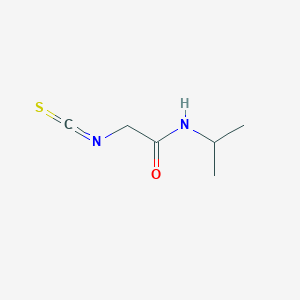 molecular formula C6H10N2OS B1371126 2-isothiocyanato-N-(propan-2-yl)acetamide CAS No. 1154104-64-9