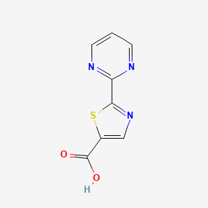 B1371131 2-(Pyrimidin-2-yl)thiazole-5-carboxylic acid CAS No. 1014630-98-8
