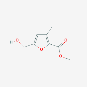 molecular formula C8H10O4 B1371133 Methyl 5-(hydroxymethyl)-3-methylfuran-2-carboxylate CAS No. 209853-88-3