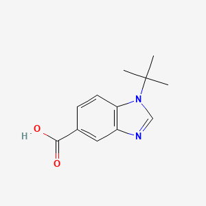 molecular formula C12H14N2O2 B1371134 1-t-Butyl-benzoimidazole-5-carboxylic acid CAS No. 1153985-64-8